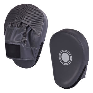 Logotipo personalizado 1/6 Focus Pad Kicking Curve Manoplas de entrenamiento de cuero Premium para boxeo MMA y artes marciales Almohadilla de perforación - Product Image 3