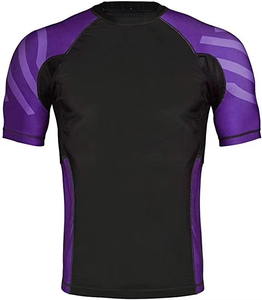 Camisetas Deportivas de Compresión de Secado Rápido con Protección Solar UPF50+ para Hombre, de Alta Calidad, con Logotipo Personalizado Impreso, Transpirables, Anti-UV - Product Image 4