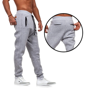 Coton polaire personnalisé 2023 hommes automne vêtements survêtement blanc course pantalons de survêtement Sports de plein air survêtement - Product Image 4