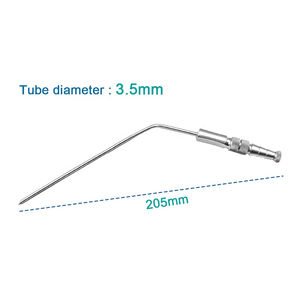 Tubo de succión nasal de acero inoxidable de alta calidad Tubo de succión Frazier reutilizable Venta caliente Instrumentos quirúrgicos - Product Image 2