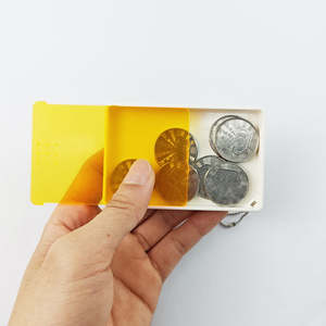 Mini Zippered <b>Coin</b> Purse-Portable Minimalist Canvas Nylon PVC PU <b>Wallet</b> - Product Image 1
