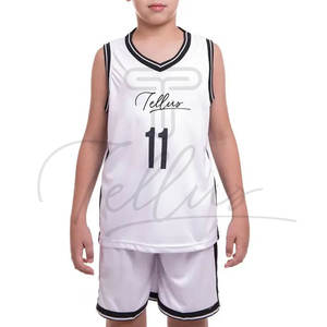 Uniformes de Baloncesto Personalizados de Alta Calidad Profesional para Niños, Ropa Deportiva Transpirable de Secado Rápido - Product Image 3