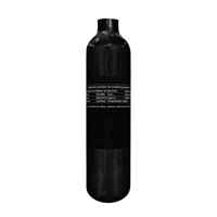 Cilindro de Aluminio de 0.35L y 620g con Presión Ajustable (800-3000 Psi), Certificado CE/DOT, para Suministro a Granel en el Mercado Industrial de Gases Compactos