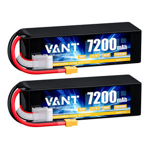 VANT FPV 배터리 드론 배터리 6S Lipo 배터리 7200mAh 100C 높은 에너지 밀도 및 저온에서의 방전 - Product Image 2