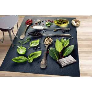 Alfombra con Estampado Geométrico - Diseño Moderno, Tela Suave, Decoración Versátil, Alfombra de Terciopelo - Product Image 1