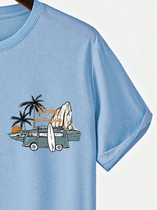 Camiseta de algodón suave 100% lavada con ácido Vintage para hombre Tendencia impresa digital en Pakistán - Product Image 4