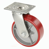 Roue pivotante en acier inoxydable robuste usinée CNC pour les services de fabrication industrielle
