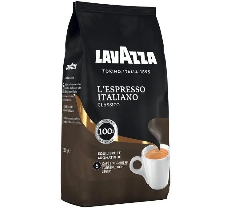 Murah jumlah besar tersedia dari lavgigitan Qualita Oro biji kopi di grosir lavazepcroma e Aroma 1KG biji Caffe kopi