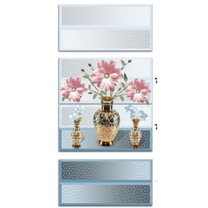 กระเบื้องเซรามิคมันวาวขนาด300X600มม. ดีไซน์ดอกไม้สว่าง12X24เคลือบดิจิตอลสำหรับใช้ภายในห้องน้ำ - Product Image 1