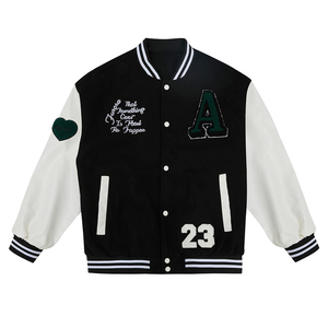 Custom Manufacturer High Quality Fashion <b>Letters</b> <b>Jacket</b> Personalized Embroidery Logo <b>Mens</b> Baseball Letterman Varsity <b>Jackets</b> - Product Image 1