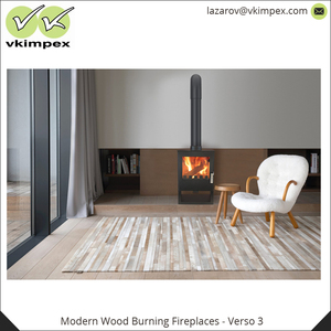 Capacité de chauffage de 40 à 80 m3 et rendement thermique Nominal de 5 kw, cheminées à bois en acier au meilleur prix du marché - Product Image 2