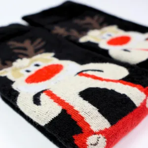 Colorful Sports <b>Socks</b> with Deer Embroidery Breathable and Warm Nylon One Size Fits All for Daily Use and <b>Winter</b> Season - Product Image 2