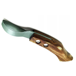 Vente en gros de couteaux à manche en bois avec lame ovale en acier de 7.5 pouces pour la coupe des sabots de cheval - Product Image 1