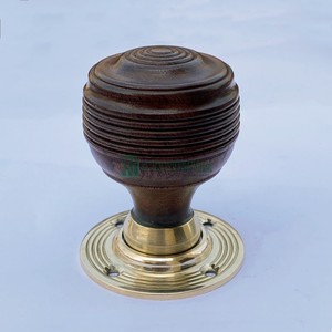 Perilla de puerta de madera Edwardian, perilla de puerta victoriana, Hardware al por mayor, alta calidad, fabricante a granel - Product Image 2