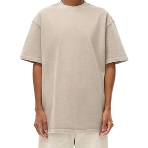 T-shirt unisexe personnalisé 2026, délavé à l'acide, 100% coton, imprimé à l'écran, 230 g/m², lourd, surdimensionné, écologique, séchage rapide - Product Image 1