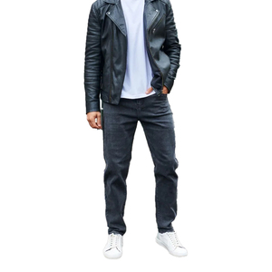 Los nuevos pantalones vaqueros 2025 Dark Cool Fashion Casual para hombre cuentan con bordado de alas y diseño de letras en las piernas - Product Image 4