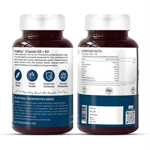 Cápsulas de vitamina D3 que promueven huesos fuertes, inmunidad y absorción de calcio con vitamina D3 de alta potencia - Product Image 2