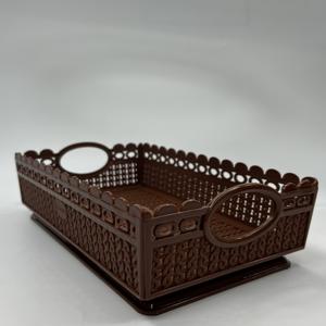 Plateau en plastique rectangulaire de haute qualité en vrac pour hôtels et restaurants pour le stockage de cuisine vente en gros - Product Image 2