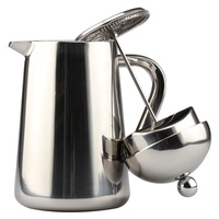 Capacité de 1,0 l, brasseur en acier inoxydable à double isolation, cafetière à presse française