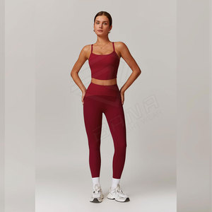 Fitness Sportswear Workout High Waist Activewear Gym Seamless 2 Piece Yoga Wear Sets para mujeres - Product Image 5