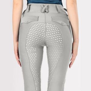 Pantalones de equitación por sublimación personalizables de fábrica al por mayor de calidad superior pantalones ecuestres elásticos con logotipo personalizado - Product Image 1