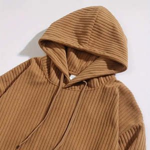 Sweat à capuche tendance en velours Sweat en velours lourd Sweat à capuche d'hiver décontracté Street wear Sportswear Velvet Hoodies - Product Image 2