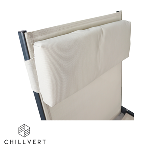 Garden Deck Chair Palermo With <b>Head</b> <b>Rest</b> | Outdoor Chairs | Outdoor Furniture Ready to Ship From Spain - Product Image 2