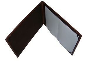 New Design Genuine Leather <b>File</b> <b>Folder</b> Certificate Cover Diploma Holder for <b>A4</b> or other size - Product Image 2