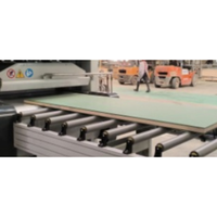 Machine automatique à haute productivité pour le laminage du bois, avec moteur et roulement pour sécheuse de feuilles de porte en bois à cycle court, rapide et efficace