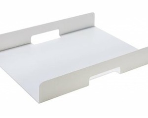 Plateau rectangulaire décoratif en fer forgé VISHAL HANDICRAFT, couleur noire, design industriel, plateau de service personnalisable - Product Image 2
