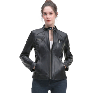 Chaquetas de mujer de piel de oveja auténtica, diseño personalizado de alta calidad, chaqueta de invierno para mujer, característica transpirable - Product Image 3