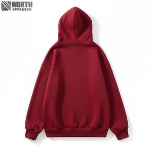 Haute Qualité Polaire Vierge Surdimensionné Pull À Capuche Hommes Personnalisé Coton Lourd 400gsm À Capuche Hommes 450 gsm À Capuche - Product Image 2