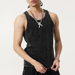 Débardeur de sport décontracté pour homme QUICKSHOW, en tissu tricoté élastique, polyester et coton, séchage rapide, pour la gym et le fitness - Product Image 2