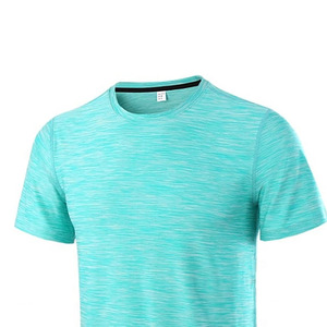 T-shirt homme 100% coton de qualité supérieure Design de logo personnalisé pour Streetwear T-shirts de fitness surdimensionnés à col rond - Product Image 2