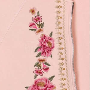 Sudadera con capucha extragrande de pana de algodón 100% para mujer con parche bordado, ropa de calle con cremallera y logotipo personalizado para invierno, patrón sólido - Product Image 3