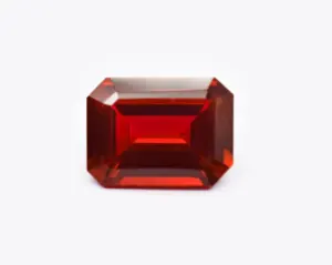 Ruby Octagon Kalibrierter Edelstein Deep Red Ruby Hardness 9 Mohs Skala Synthetischer Rubin-Edelstein von höchster Qualität für Schmuck