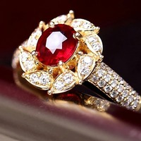 Bague de fiançailles pour femme en argent sterling 925 plaqué or rose, style vintage fait main, sertie d'un rubis rose taille carrée