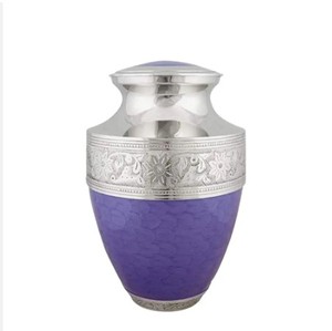 โกศโลหะสำหรับงานศพงานหัตถกรรมทำจากโลหะสำหรับใส่เถ้ากระดูกพร้อมแหวนสำเร็จรูปพิวเตอร์ - Product Image 6