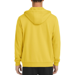 Concevez vos propres sweats à capuche pour hommes à manches complètes 100% coton thermique vierge thermique épais polaire poids lourd sweats à capuche pour hommes - Product Image 5