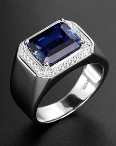 Bague cubaine en argent sterling 925, forme de fleur, sertie de moissanite VVS cultivée en laboratoire, luxe, mariage, streetwear, best-seller - Product Image 5