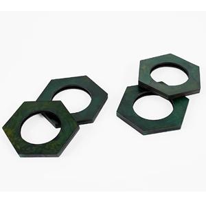 Top vente rond de serviette en cuir de forme circulaire cercle de serviette en métal boucle de serviette décoration de table rond de serviette prix de gros - Product Image 1