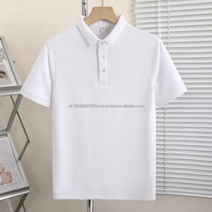 Polo personalizado de manga corta con impresión de logotipo, ropa de trabajo, uniforme de grupo, camisa publicitaria, ropa de hombre bordada - Product Image 3