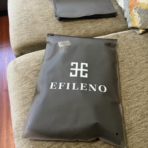 Sacs à fermeture éclair en polyéthylène noir imprimés avec logo <span class=keywords><strong>pour</strong></span> l'emballage des vêtements, réutilisables, refermables, pochettes de rangement <span class=keywords><strong>pour</strong></span> vêtements - Product Image 3