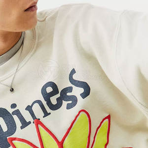 Último estilo invierno cálido ropa informal bordado sudaderas secado rápido cómodo bordado sudaderas - Product Image 4