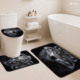 Custom Printed <b>Mat</b> <b>Bathroom</b> Rug <b>Set</b> for <b>Bathroom</b> Non-Slip Shower Curtain Bath <b>Mat</b> - Product Image 3