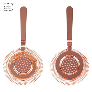 Juego de herramientas de barra de coladores de cóctel de acero inoxidable de malla fina personalizada de la mejor calidad al por mayor en material metálico - Product Image 4