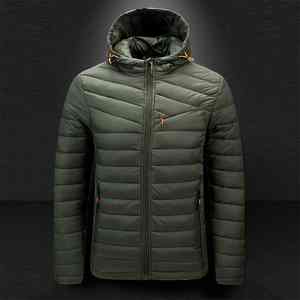 High Quality Winter Puffer Jacket <b>for</b> Men Stand Collar Casual Outwear High Quality Coats Padded Men men's jackets - Product Image 4