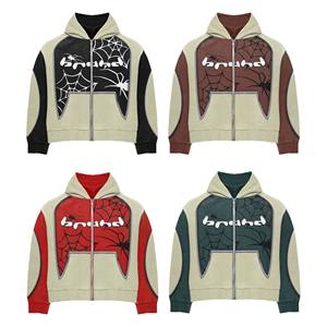 Sudadera con Capucha Personalizable de Felpa Francesa 100% Algodón de 500 g/m² para Hombre, Hombros Caídos, Bordada, Talla Grande - Product Image 6