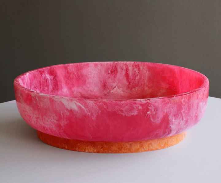 Best Quality Full Resin Bowl with Base Customizable Colorful Handmade Design Disposable for Chocolate Candy Sweets Jewelry