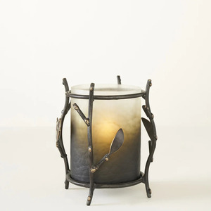 Sleek Modern Metal Tea Light <b>Lantern</b> Holder Handmade Candleholder with Rustic Charm for Sophisticated Interiors - Product Image 6